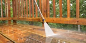 cleaning wooden deck with power washer 2 chesapeake va
